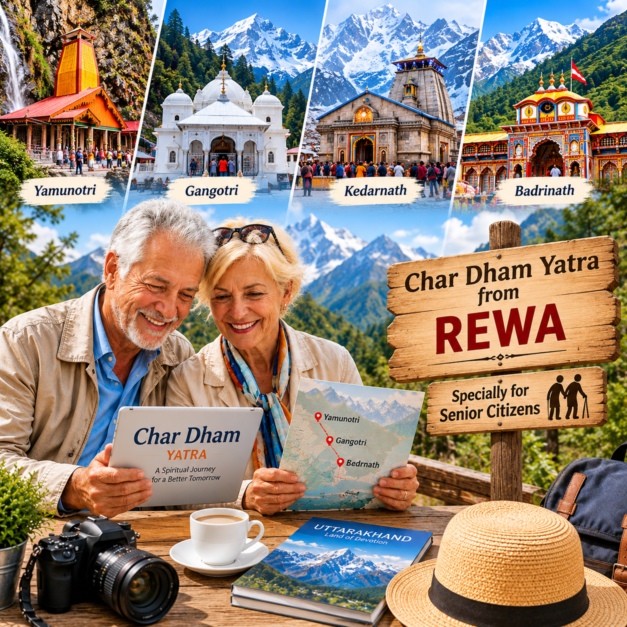 Rewa Senior Citizen Char Dham Yatra Packages